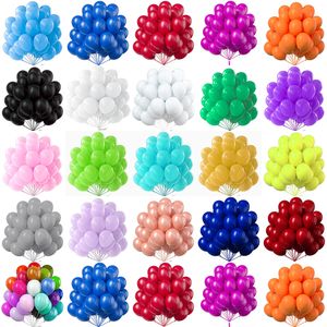 Outros suprimentos de festa de evento 102030 pc 1012 polegadas balão de látex pérola branco rosa azul bola de hélio casamento adulto festa de aniversário decoração bebê chuveiro globos 230925