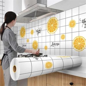 Bakgrunder 5m DIY Backsplash Kitchen Badrum Självhäftande väggplattor Mosaik klistermärke 3D Heminredning Drop