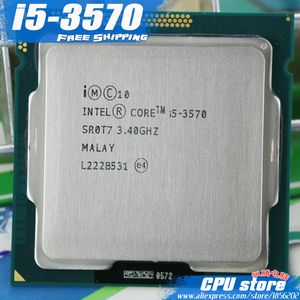 CPUs lntel I5 3570 CPU Processor Quad-Core3.4Ghz /L3=6M/77W Socket LGA 1155 Desktop CPU i5-3570 working 100% 230925