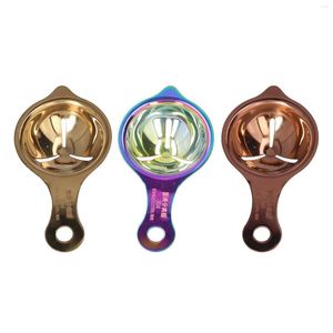 Blender Egg Separator Easy To Clean Yolk Pointed Mouth Stainless Steel Hanging Hole Design Quick Separation For Kitchen