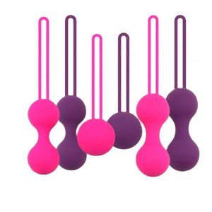 Vibradores Seguro Kegel Inteligente Ben Wa Bola Geisha Bolas Silicone Vaginal Chinês para Mulher Sexy Intimate Sex Toys Buceta Apertar Máquina 230925