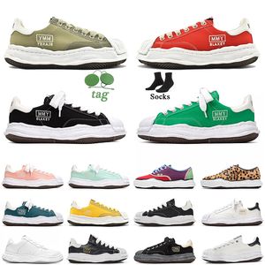 2024 Neue Maison Mihara Yasuhiro Schuhe MMY Frau Herren Designer Blakey OG Sole Canvas Low Platform Sneakers Wayne Peterson23 Leder Low-Top Baker Flache Sporttrainer