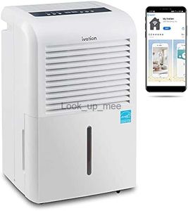 Avfuktare 4 500 kvm smart Wi-Fi Energy Star Dehumidifier med app Kontinuerlig dräneringslanganslutning Programmerbar fuktighet.