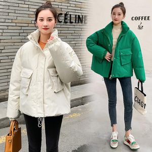 Trench da donna inverno coreano giacche imbottite in cotone parka da donna moda caldo abbigliamento femminile cotone Casaco Feminino Lq882
