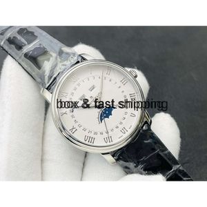 5054-1110-B52A 43mm Designer relógio de luxo à prova d'água negócio mecânico elegante Fifty titânio NOVO Fathoms Bathyscaphe 6654 Mondphasen multifuncional 9OB0