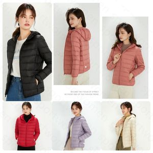 Piumino con cappuccio firmato LL Giacche da esternoFelpe con cappuccio Piumino da donna Giacca a maniche lunghe Top Capispalla da donna Cappotti Cappotto spesso invernale Casual caldo