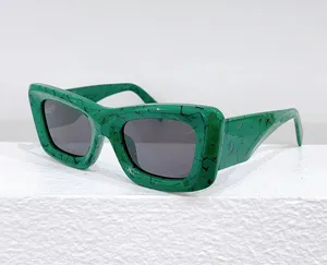 Модные популярные дизайнерские мужские и женские солнцезащитные очки 13Z, стерео ацетатные очки прямоугольной формы, летние модные индивидуальные стильные очки с защитой от ультрафиолета, в комплекте идет футляр
