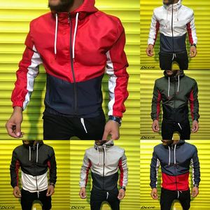 Men's Jackets Europe And The United States Jacket Fashion Splicing Outdoor Windproof Travel Cycling Casual In Stock