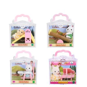 Tools Workshop Sylvanian Families Dollhouse Furry Mini Baby Figures 4cm Collection Girl Kids Toys waccessories 230925