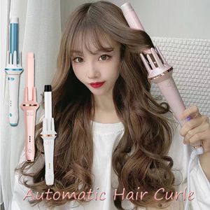Curling Irons Automatic Curling Iron Professional Rotating Hair Curler Negative Ion Hair Care Styling Tools Electric Ceramic Curling Wand 230925