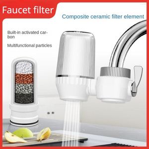 Rubinetti della cucina Montaggio su rubinetto Sistema di filtraggio dell'acqua Filtro lavabile rimovibile Piccolo filtraggio fisico per la casa Una cassaforte