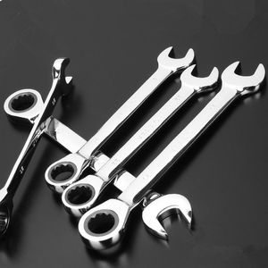 Handverktyg 6-32mm Professional Ratchet Combination Metric Wrench Set CRV72 SCREWRIVER TORREME VÄGEN SOCKET NUT REPARATION TOOL201M