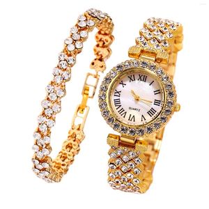 Armbandsur Woman Watch Fashionable Quartz Wrist Watches Women Luxury High Quality 2023 exakta vattentäta guldrelojes