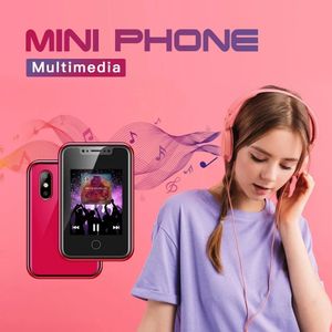 Unlocked New 8XR Mini Super Small Mobile Telefon 1,77 tum pekskärm 2G GSM Dual SIM -kort MTK6261D 350mAh MP3 -kamera Bluetooth -mobiltelefon