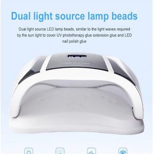 Pro 120W UV Lamp LED Nail Lamp High Power For Nails All Gel Polish Nail Dryer Auto Sensor Sun Led Light Nail Art Manicure Tools232b