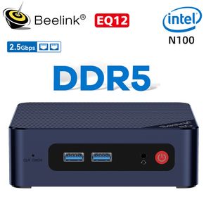 Mini PCS Beelink EQ12 Intel 12th N100 DDR5 EQ12 PRO N305 MINI PC 8GB 500GB NVME SSD DUAL LAN TYPE C MAMING COMPUTER VSMINI S12 PRO 230925