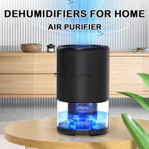 Dehumidifiers Dehumidifiers For Home Air Purifier Electric Moisture Absorber Quiet Portable Small Dehumidifier For Bedroom Basement Air DryerYQ230925