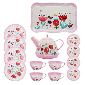 Kitchen Zagraj w symulację żywności Zestaw herbaciany Teapot Kuchnia Po południu Udawanie zabawek dla dzieci w domu stołowym zabawki dla dziewcząt dzieci 230925