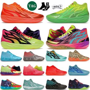 2023 LaMelos Ball MB.02 01 Digital Camera Basketball Shoe Men Footers Low Men Outside Trainers Nickelodeon Slime Be You Plate-forme Outdoor Sneakers Sports Size Eur 46