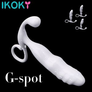 Erwachsene Spielzeug IKOKY Anal Butt Plug Gspot Stimulator Männlichen Prostata-massagegerät Sex für Männer Masturbation Produkte Erotische 230925