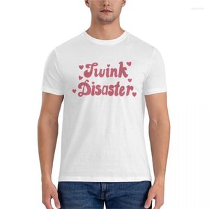 Мужские майки, мужские футболки Twink Disaster с классической графикой, мужские рубашки для тренировок, футболка с короткими рукавами, летняя мужская футболка