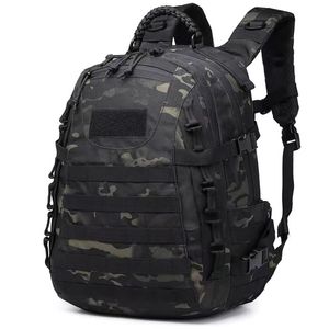 Backpacking Packs Outdoor Bags 35L Large Capacity Military Backpack Man Camping Backpacks Waterproof Tactical Army Molle Climbing Hiking Rucksack 230925