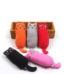 Cat Teeth Grinding Toys Funny Interactive Plush Cat Toy Pet Kitten Chewing Vocal Claws Thumb Bite Toys