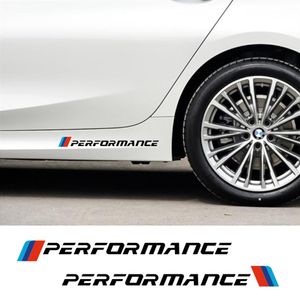 Car Stickers Side Skirt Auto Vinyl Wrap Decals For BMW e46 e90 e60 e39 f30 f10 e36 e87 x5 e70 e91 f20 g30 Tuning Car Accessories269z