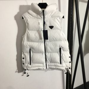 Damen Marke Daunenwesten Oberbekleidung Winter Kapuzenmäntel Reißverschluss Strickjacke Jacken Outdoor Persönlichkeit Designer Weste Jacke