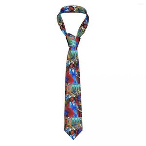 Bow Ties Funny Jazz Festivals Tie Koszulka Koszulka drukowana biuro na szyję 8 cm prezent Man Cravat