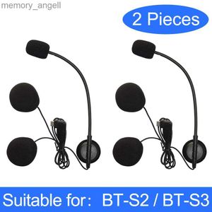 Walkie Talkie Betowey BT-S2 S3 Helmet Intercom Headset Earphone Type-C Interface Motorcycle Wireless Bluetooth Interphoneハード/ソフトマイクHKD230925