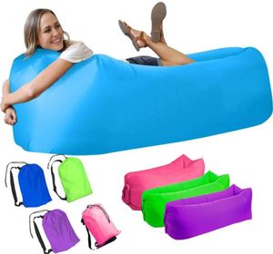 Outdoor Pads Camping Inflatable Sofa Lazy Bag Portable Folding Sleeping Air Bed Lounger Trending Adult Beach Lounge Chair9354634