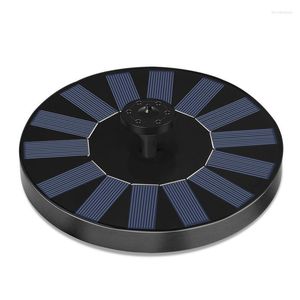 Trädgårdsdekorationer 1.5W Solar Fountain Pump Outdoor Bird Bath Powered Water For Ponds Pools Aquarium Inbyggt