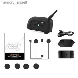 Walkie Talkie 03KB Motorcycle Intercom Helmet Headphone BT Wireless Communication Interphone Music HKD230925