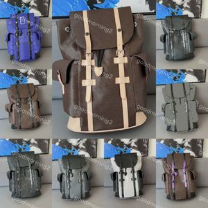 Tasarımcı Sırt Çantası Hafta Sonu Seyahat Sırt Çantaları Christopher Back Pack Erkekler için Çanak Çantalar Cüzdan Tutulması Ters Büyük Kapasite Track Trendi Evrak Çantaları