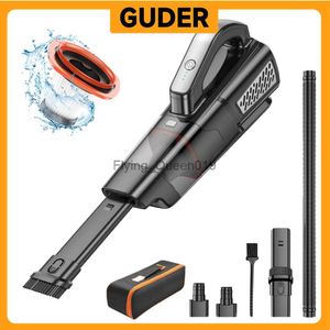 진공 청소기 Guder 98000PA 2 속도 무선 진공 청소기 120W 7500mAh 배터리 사이클론 흡입 미니 핸드 헬드 진공 무선 주택 Cleaningyq230925