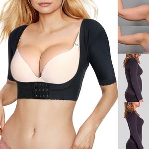 Waist Tummy Shaper Arm Compression Sleeve Women Weight Loss Upper Arm Slimming Shaper Posture Corrector Top Shapewear Post Trimmer Slimmer 230923