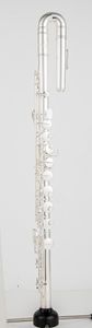 Pearl PFA-201U Alto Flute G TUNE 16 Stängda hålnycklar Silverpläterad professionell 00