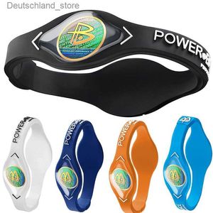 Charm Armbänder Power Energy Hologramm Armband für Männer Sport Armbänder Balance Ion Magnetfeldtherapie Frauen Sile Band Q230925