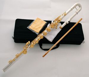 White High End Quality C Major Elbow Bass Flute Ensemble