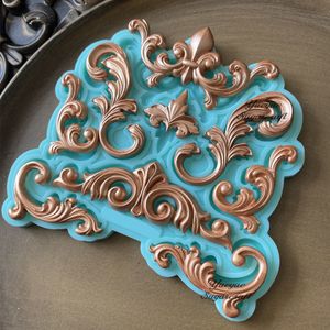 Other Event Party Supplies Relief Silicone Epoxy Resin Plaster Mould cake mold fondant molds decorating tools DIY resin earring 230923