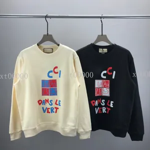 23SS Tasarımcı Mektubu Baskı Tişörtleri Tee Sweatshirt Moda Yüksek Sokak Kısa Kollu Yaz Günlük Tişört Nefes Alabilir Erkekler Kadın Mürettebat Boyun Tees Elbiseleri Wome5