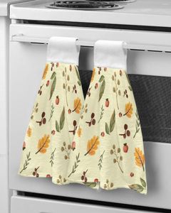 Liście ręczników gałązki owocowe wiszące kuchenne ręczniki Szybka sucha ściereczka do czyszczenia mikrofibry miękka