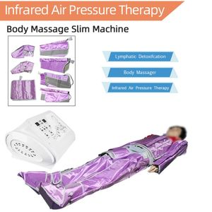 Máquina de emagrecimento de drenagem linfática de pressão de ar de terapia infravermelha 3 em I Ems Dispositivo de pressoterapia de drenagem linfática muscular Suit501