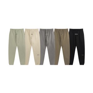 P060925 Kadın Pantolon Tasarımcısı Es Köpek Pantolon Elastikiyeti Erkekler Spor Gevşek Silokon Harfleri Sweatpants Brawstring Pantolon Günlük Pantolon