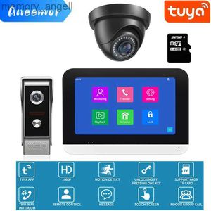 Walkie Talkie WiFi Video Intercom with Camera 1080P Doorbell Tuya Smart Motion Detect Record Security Entry System Home Video Interphone HKD230925