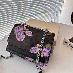 C-Bag Luxury Bags Handbags Womens Designer Bag Purse Chain Leather Leather Shourdle Bag Vintage Print Shopping Handbag Lady Crossbody 230811