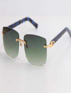 Nova moda sem aro mármore azul prancha óculos de sol 8200757 alta qualidade condução óculos designer das mulheres dos homens luxo óculos de sol 9691152