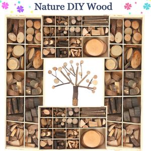 Sztuka i rzemiosło DIY Kids Nature Wood Art Craft Toys Creative Oryginalny ręcznie robiony drewniany blok gałązki rysunkowe na drewniane zabawki edukacyjne dla dzieci 230925