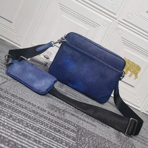 2023 NEWS M46602 handbag Men shoulder bags designer cross body luxury man messenger bag Satchels 3 piece set satchel fashion handbag Composite mini package backpack